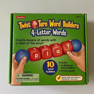 10 Different Twist & Turn WORDS BUILDERS 4-Letter Words.